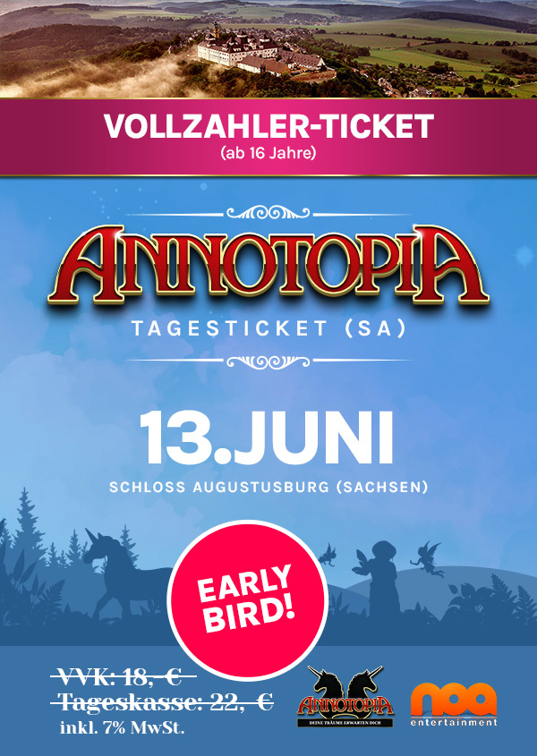 Schloss Augustusburg Vollzahler Samstag (EARLY BIRD)
