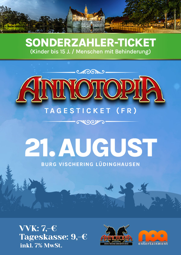 TAGESTICKET (FR) SONDERZAHLER | LÜDINGHAUSEN 2026