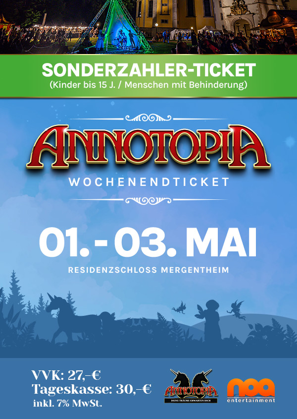 WOCHENENDTICKET SONDERZAHLER | BAD MERGENTHEIM 2026