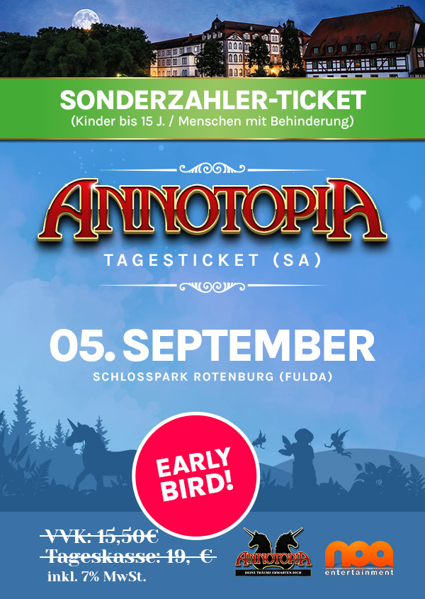 Rotenburg (Fulda) Sonderzahler Samstag (EARLY BIRD)