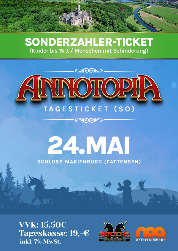 TAGESTICKET (SO) SONDERZAHLER | SCHLOSS MARIENBURG 2026