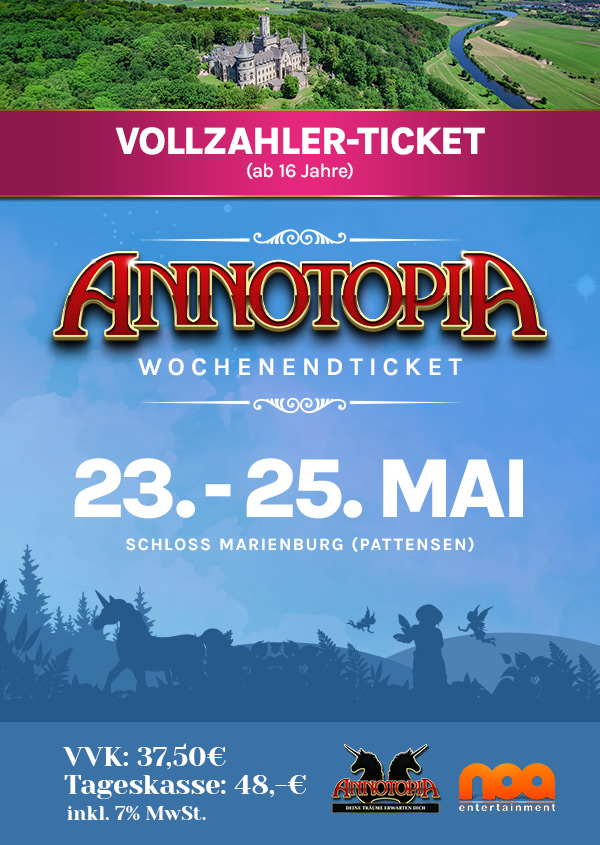 WOCHENENDTICKET VOLLZAHLER | SCHLOSS MARIENBURG 2026