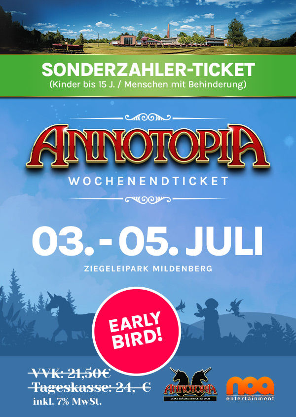 Ziegeleipark Mildenberg Sonderzahler Wochenende (EARLY BIRD)