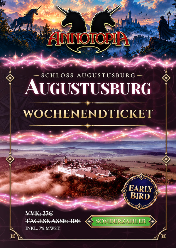 WOCHENENDTICKET SONDERZAHLER | AUGUSTUSBURG 2027
