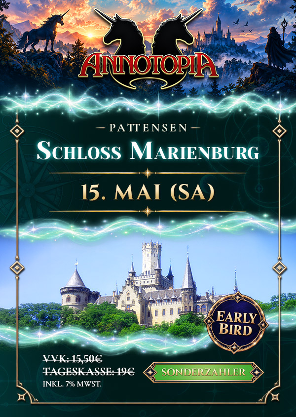 TAGESTICKET SAMSTAG SONDERZAHLER | SCHLOSS MARIENBURG 2027