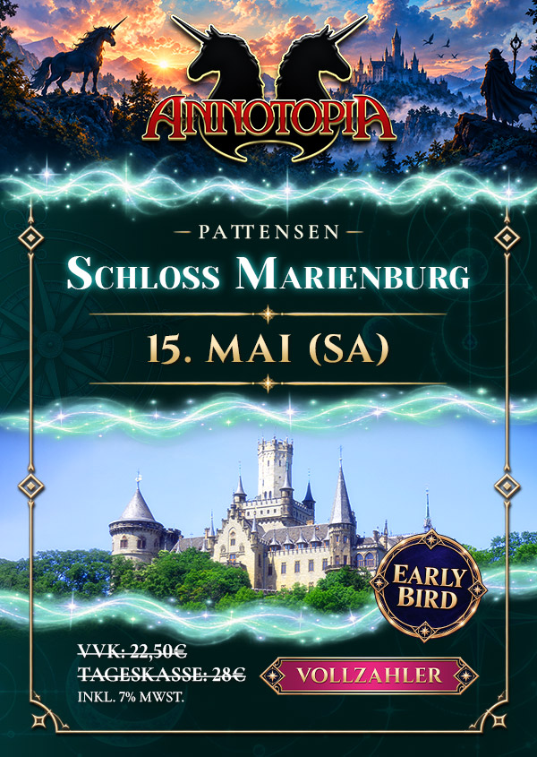 TAGESTICKET SAMSTAG VOLLZAHLER | SCHLOSS MARIENBURG 2027