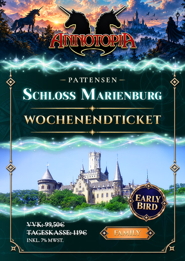 WOCHENENDTICKET FAMILY | SCHLOSS MARIENBURG 2027