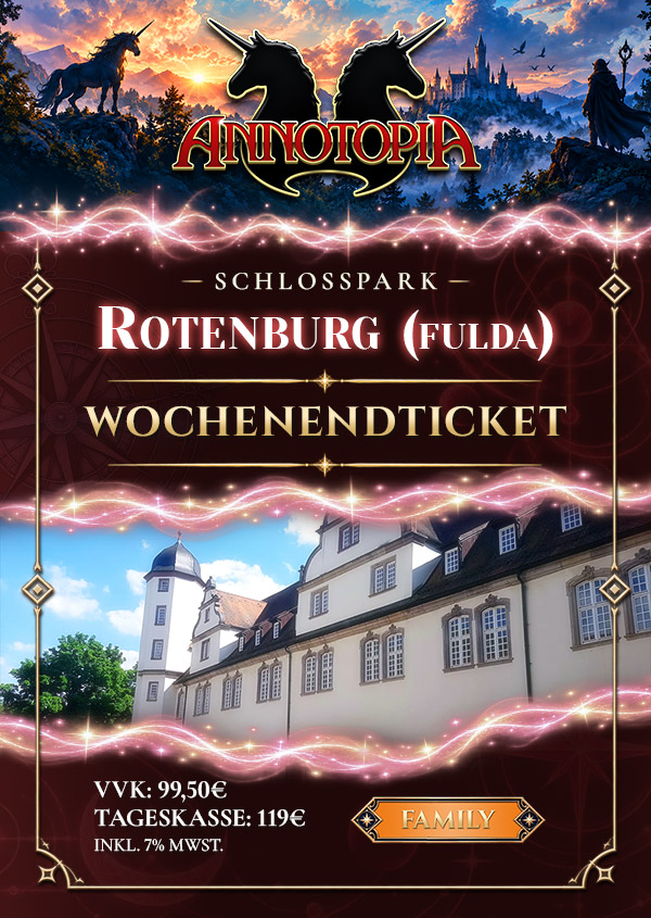 WOCHENENDTICKET FAMILY | ROTENBURG (FULDA) 2027