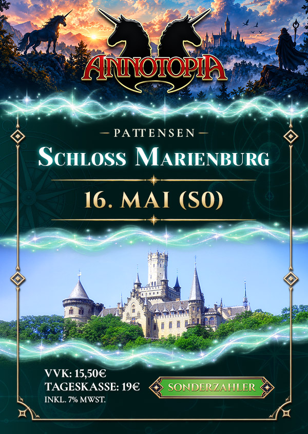 TAGESTICKET SONNTAG SONDERZAHLER | SCHLOSS MARIENBURG 2027